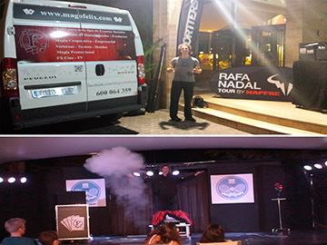 Mago en Mallorca para Cenas de Empresa - Magia Promocional - Presentación de Productos