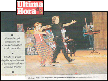 Mago en Mallorca Prensa - TV -Teatro
